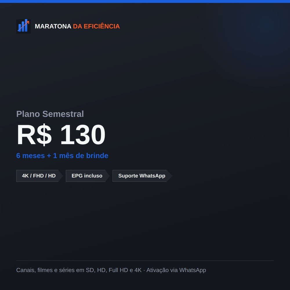 Imagem ilustrativa do Plano Semestral da Maratona da Eficiência
